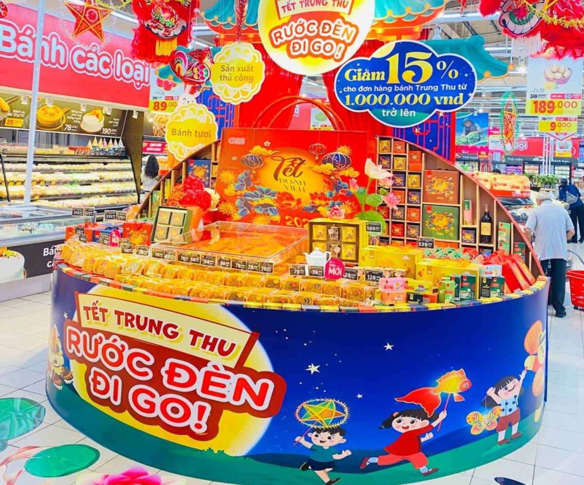 Các đơn vị bán lẻ tiếp tục tung thêm nhiều chương trình giảm giá từ nay đến Tết Trung thu.