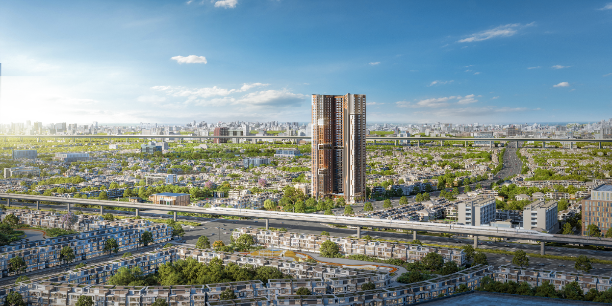 AVA Center sở hữu vị trí đắc địa ngay mặt tiền đường Thủ Khoa Huân, ngã tư Hoà Lân (TP.HCM).