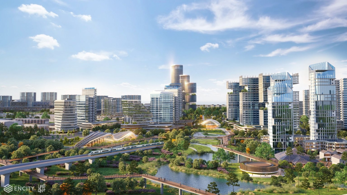 Phối cảnh Biên Hòa Đông phố, vốn đầu tư 8.600 tỷ đồng (Ảnh: enCity).