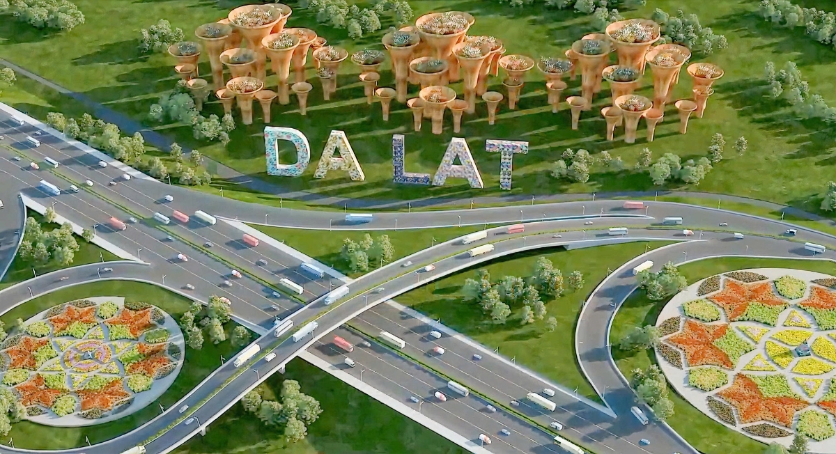 Phối cảnh cao tốc Bảo Lộc - Liên Khương. Ảnh minh họa