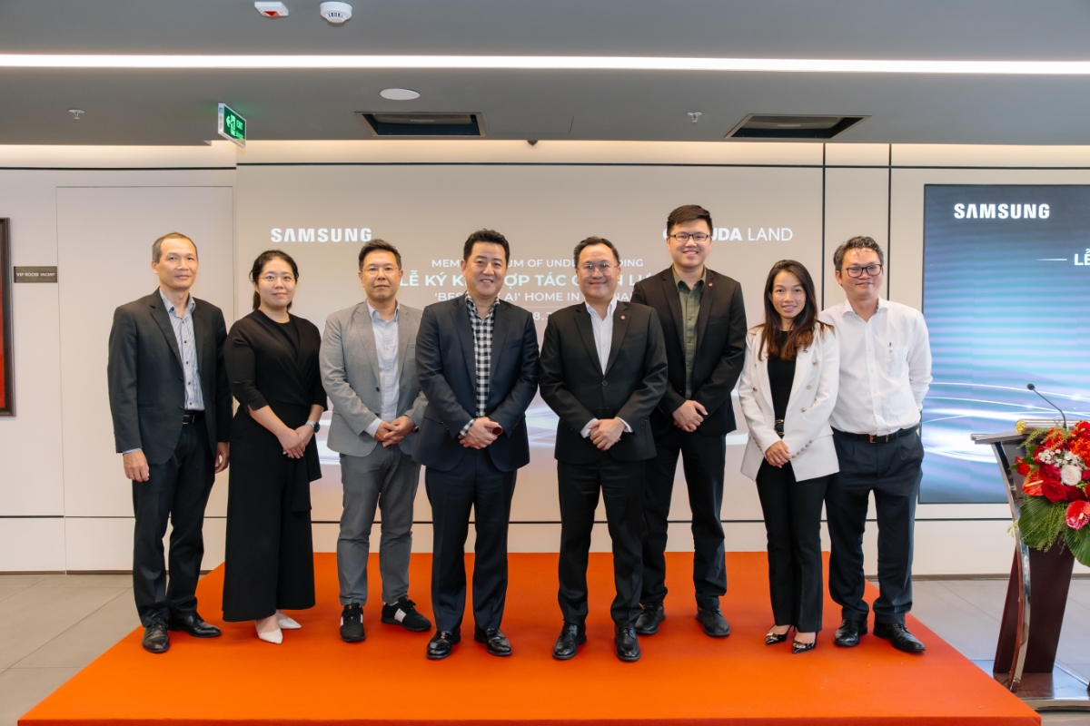 Hợp tác giữa Gamuda Land Việt Nam và Samsung đánh dấu bước khởi đầu quan trọng trong chiến lược phát triển đô thị thông minh tại Việt Nam. Ảnh: Gamuda Land.