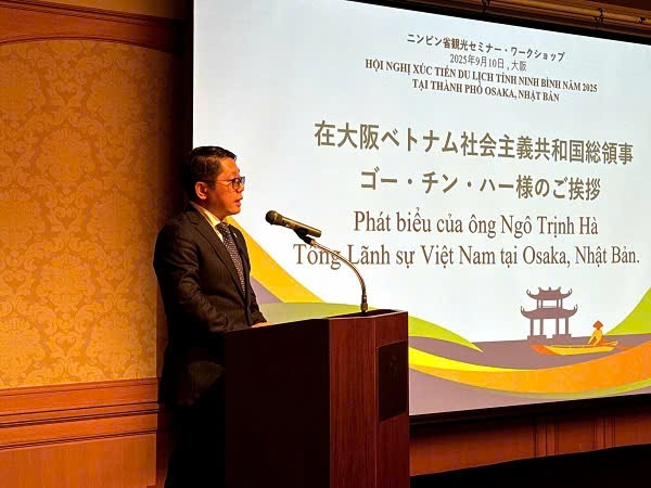 Ông Ngô Trịnh Hà, Tổng Lãnh sự Việt Nam tại Osaka, Nhật Bản.