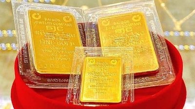 Gold prices continue to slide in domestic market