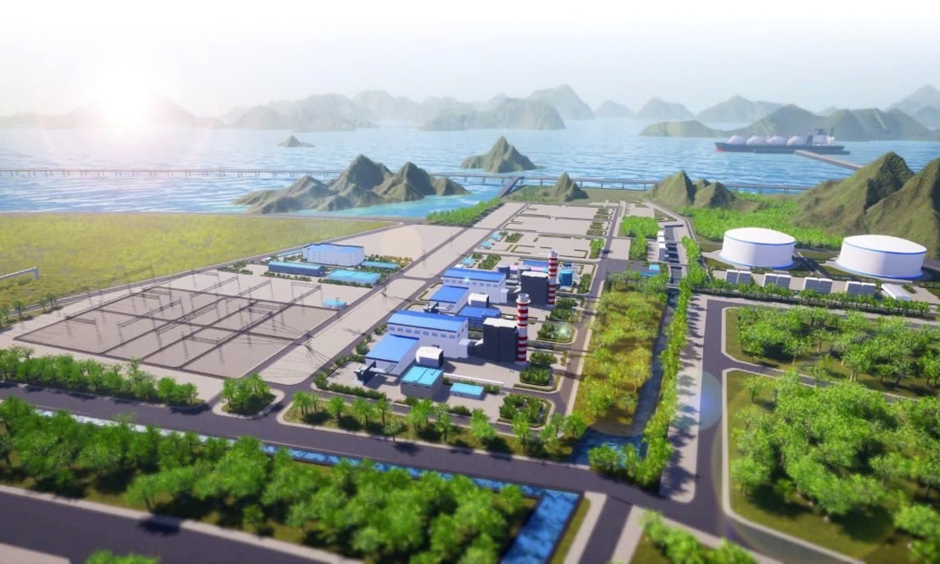 Dự án Nhà máy điện khí LNG Quảng Ninh chậm tiến độ do ách tắc giải phóng mặt bằng.