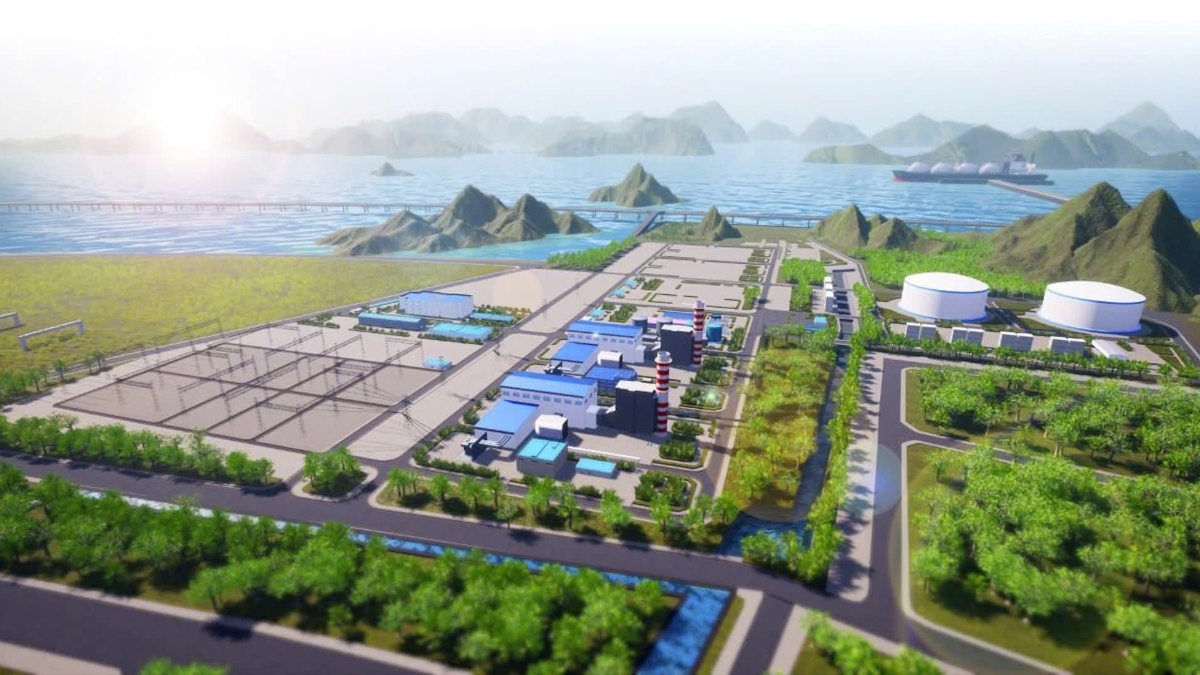 Dự án Nhà máy điện khí LNG Quảng Ninh chậm tiến độ do ách tắc giải phóng mặt bằng.