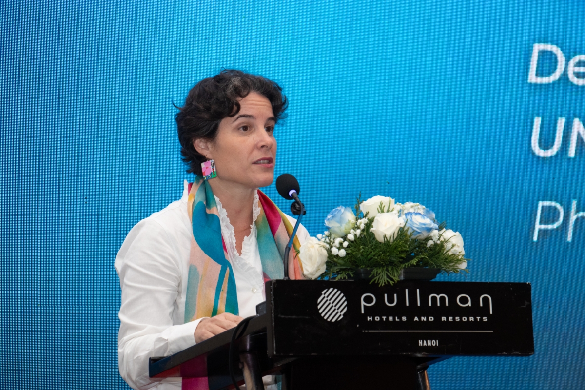 Bà Francesca Nardini, Phó Trưởng Đại diện UNDP Việt Nam: 