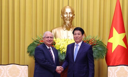 Chủ tịch nước Lương Cường tiếp Bộ trưởng Quốc phòng Thổ Nhĩ Kỳ Yasar Guler