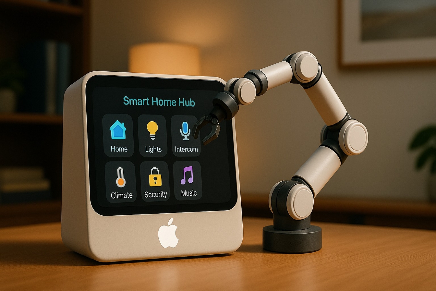 Thiết bị để bàn điều khiển "ngôi nhà AI" được đồn đoán của Apple.