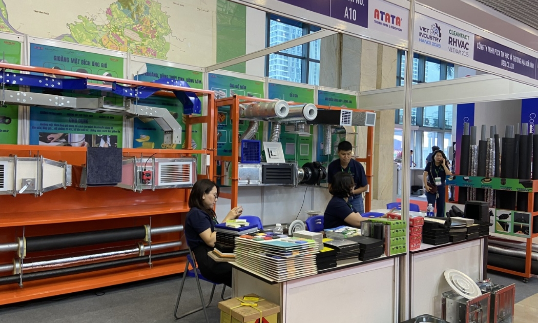 Triển lãm thu hút nhiều thương hiệu quốc tế tham gia.