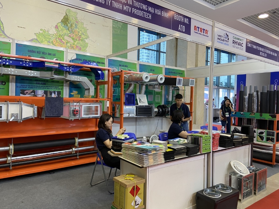 Triển lãm thu hút nhiều thương hiệu quốc tế tham gia.