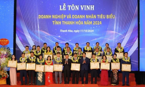 Thanh Hóa dự kiến khen thưởng 80 doanh nghiệp, doanh nhân tiêu biểu năm 2025