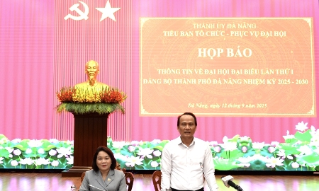 450 đại biểu chính thức dự Đại hội Đảng bộ TP. Đà Nẵng lần thứ I, nhiệm kỳ 2025-2030