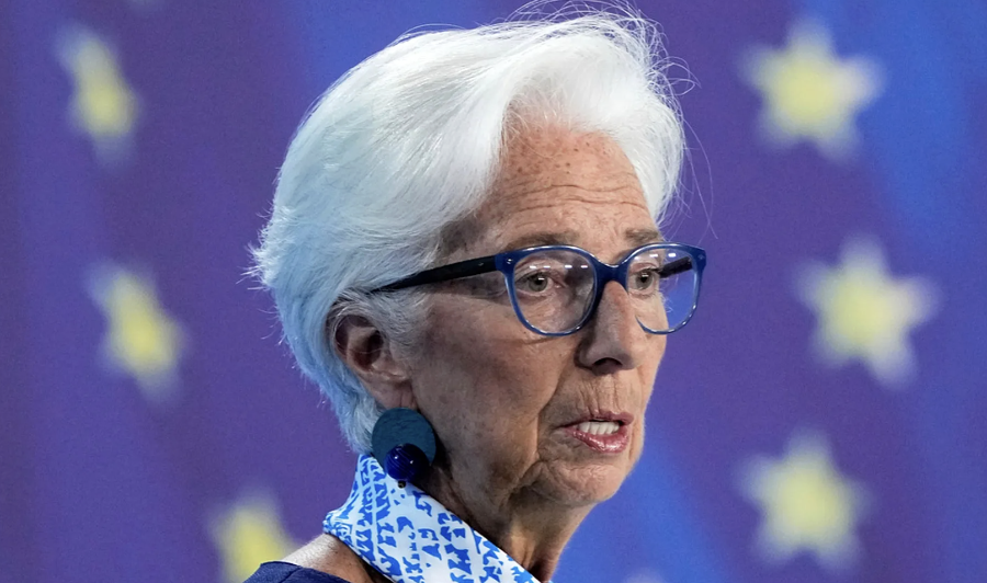 Chủ tịch ECB Christine Lagarde - Ảnh: AP.