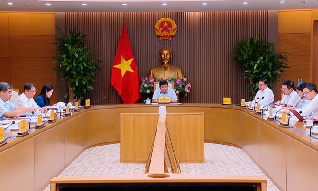 Phó Thủ tướng Chính phủ Nguyễn Chí Dũng đã chủ trì cuộc họp với các bộ, ngành nhằm xây dựng Đề án phát triển kinh tế Nhà nước theo hướng nâng cao hiệu quả kinh tế Nhà nước. Ảnh: VGP