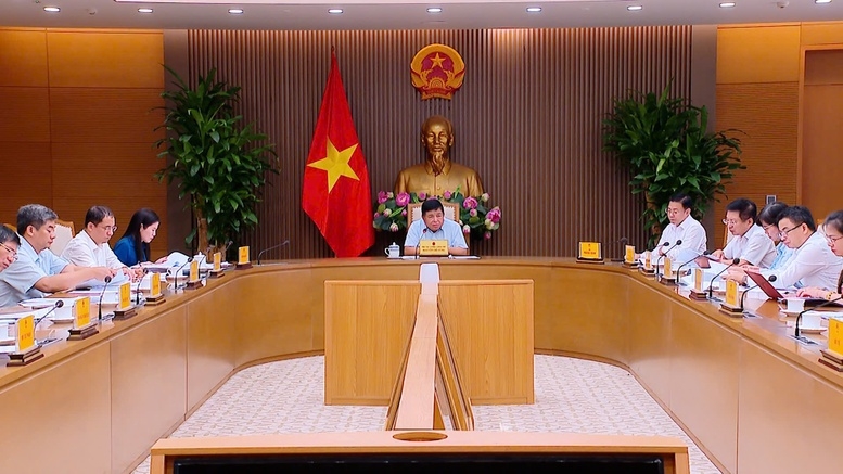  Phó Thủ tướng Chính phủ Nguyễn Chí Dũng đã chủ trì cuộc họp với các bộ, ngành nhằm xây dựng Đề án phát triển kinh tế Nhà nước theo hướng nâng cao hiệu quả kinh tế Nhà nước. Ảnh: VGP