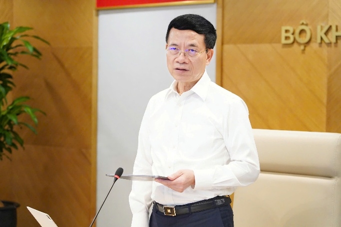 Bộ trưởng Bộ Khoa học và Công nghệ Nguyễn Mạnh Hùng kết luận Hội nghị.