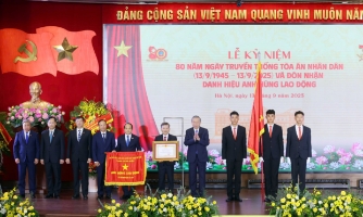 Tổng Bí thư Tô Lâm: Ngành tòa án không ngừng phấn đấu để mọi phán quyết đều “thấu tình, đạt lý”