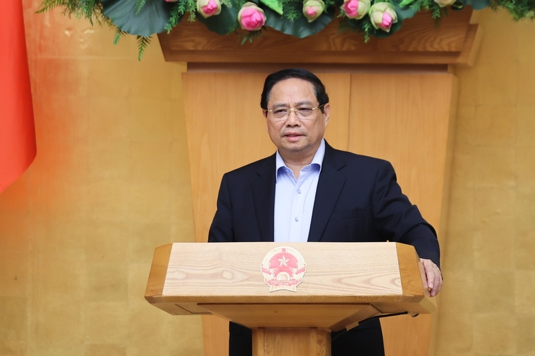 Thủ tướng Phạm Minh Chính chủ trì Phiên họp Chính phủ chuyên đề xây dựng pháp luật lần thứ hai trong tháng Chín. Ảnh: VGP