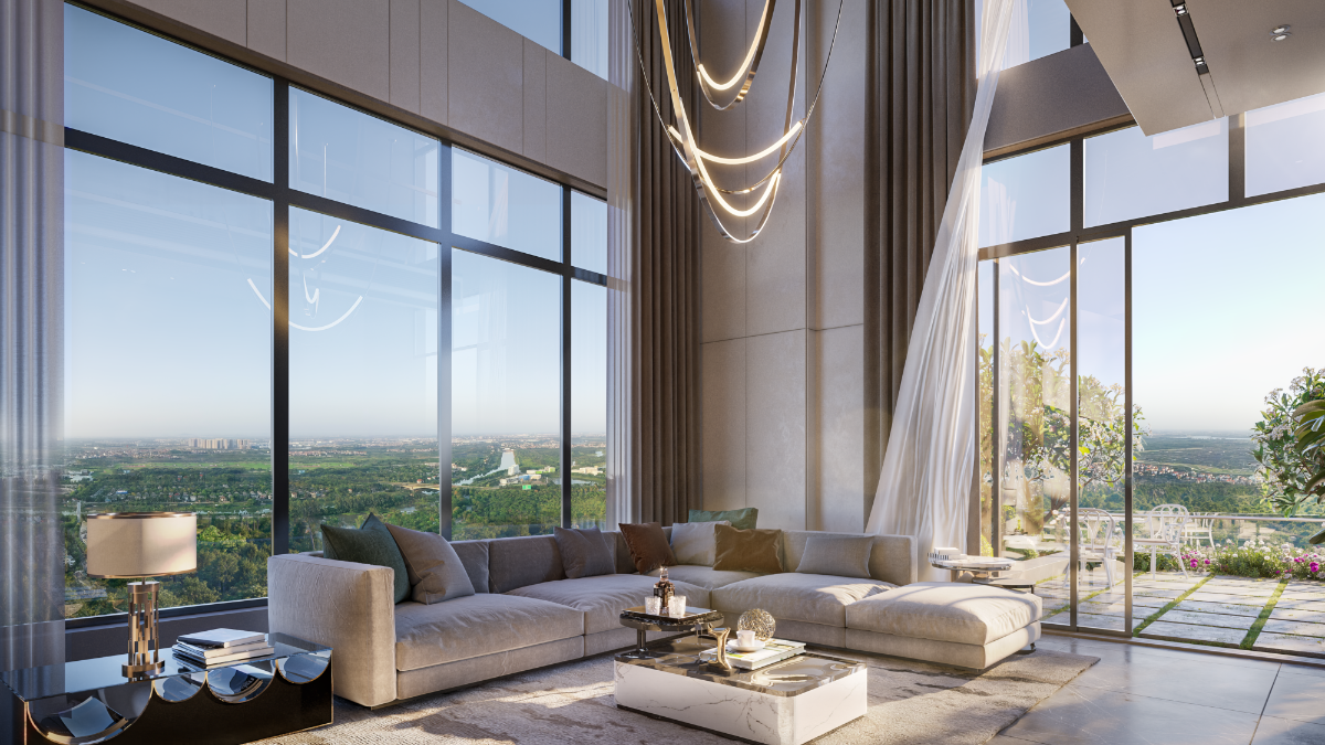Tầm nhìn là yếu tố đắt giá nhất của Sky villa.