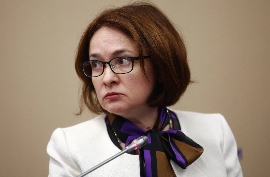 Thống đốc CBR Elvira Nabiullina - Ảnh: Bloomberg.