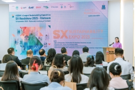 Đại sứ Vương quốc Thái Lan tại Việt Nam, bà Urawadee Sriphiromya phát biểu tại sự kiện