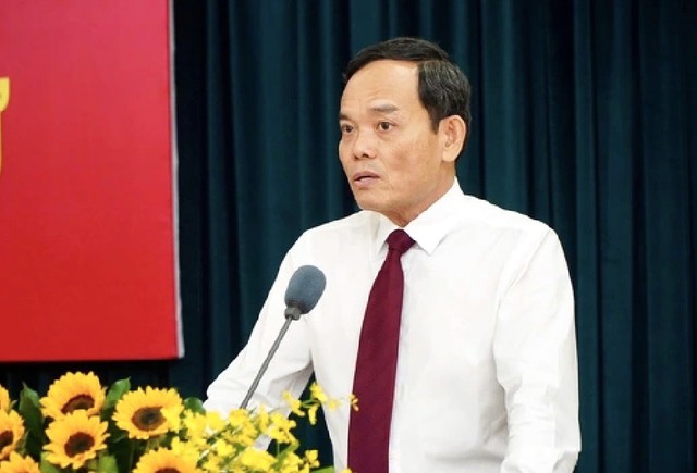 Bí thư Thành ủy TP.HCM Trần Lưu Quang phát biểu tại Hội nghị - Ảnh: VGP.