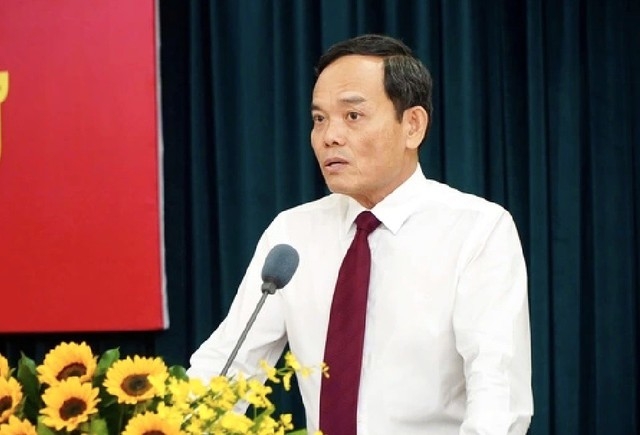 Bí thư Thành ủy TP.HCM Trần Lưu Quang phát biểu tại Hội nghị - Ảnh: VGP.