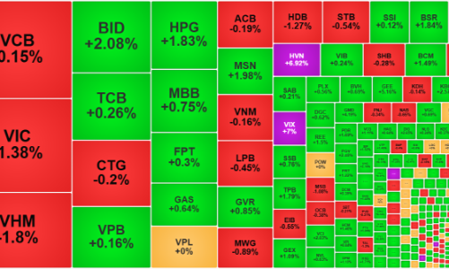 Trụ lớn kiềm chế chỉ số, cổ phiếu vẫn tăng tốt, nhóm chứng khoán dẫn sóng