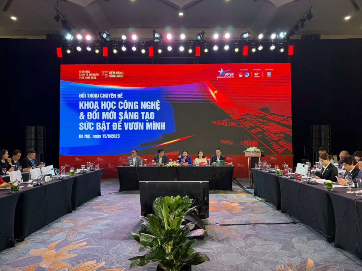 Diễn đàn Kinh tế Tư nhân Việt Nam - VPSF 2025 diễn ra tại Hà Nội.