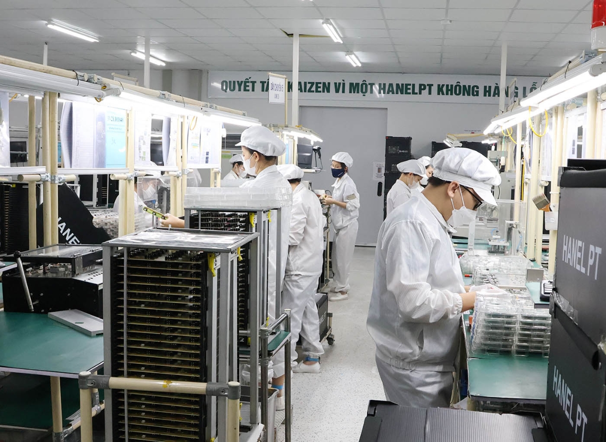 Theo quy hoạch, đây sẽ là cụm công nghiệp xanh, hiện đại, thân thiện với môi trường, tập trung thu hút các ngành nghề như điện, điện tử... Ảnh minh họa.