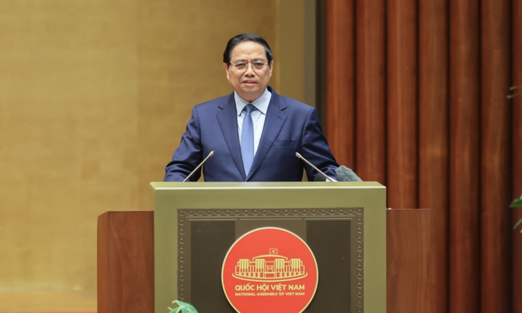 Thủ tướng Phạm Minh Chính trình bày chuyên đề 1 về những nội dung trọng tâm, cốt lõi của Nghị quyết số 71-NQ/TW, ngày 22/8/2025 của Bộ Chính trị về đột phá phát triển giáo dục và đào tạo và Chương trình hành động của Chính phủ thực hiện Nghị quyết . Ảnh: VGP