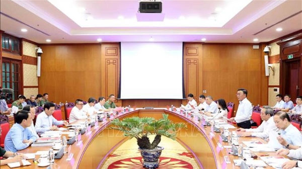 Phiên họp thứ 4 Tiểu ban Tổ chức phục vụ Đại hội XIV của Đảng