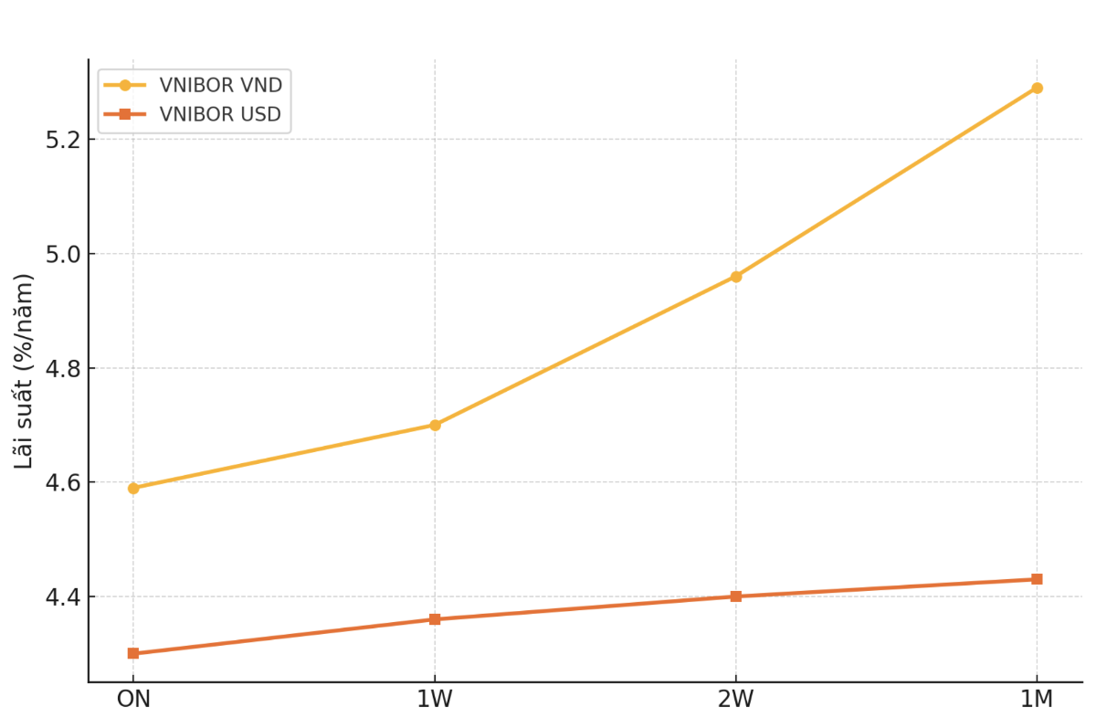 Lãi suất liên ngân hàng VND và USD ngày 17/9/20225 (VnEconomy cập nhật từ các bản tin thị trường)