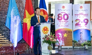 [Phóng sự ảnh] Lễ kỷ niệm 80 năm Quốc khánh Việt Nam tại Geneva