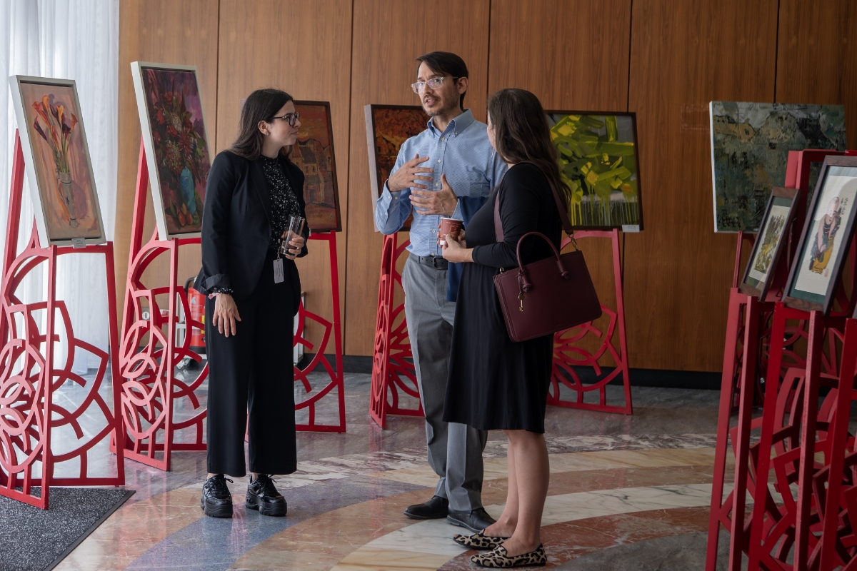 Khách mời được trải nghiệm 5 không gian văn hóa và ẩm thực Việt Nam.&nbsp;Ảnh: Tiến Tuấn.