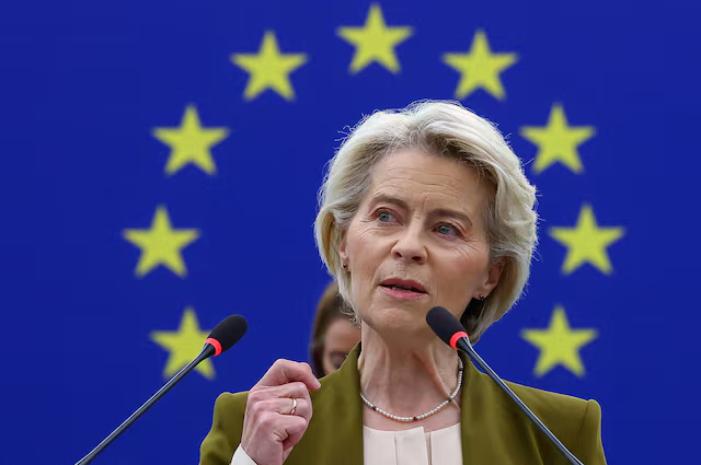 Chủ tịch EC Ursula von der Leyen - Ảnh: Reuters