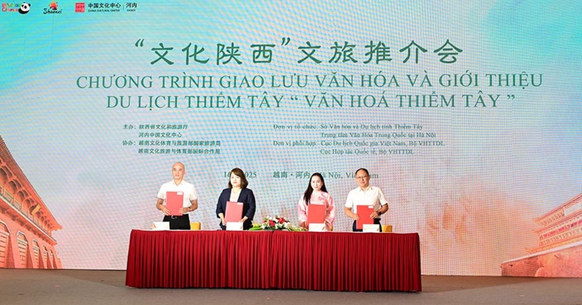 Tăng cường kết nối du lịch với tỉnh Thiểm Tây (Trung Quốc)