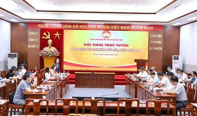 Quang cảnh Hội nghị. Ảnh: Mặt trận.