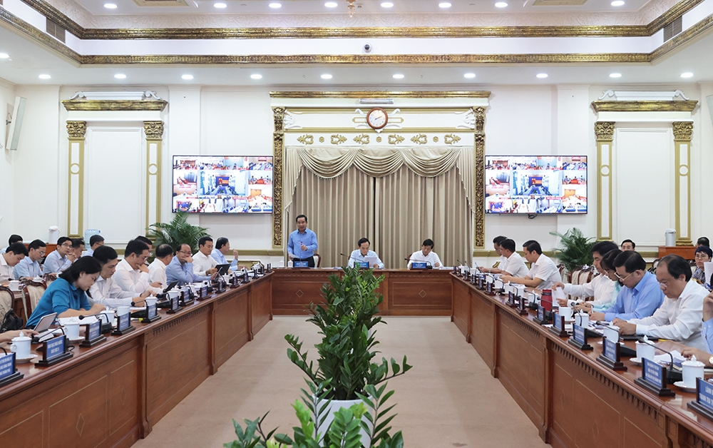 Toàn cảnh phiên họp - Ảnh: Cổng thông tin điện tử TP.HCM.