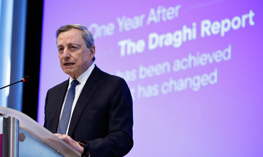 Ông Mario Draghi - Ảnh: Bloomberg.