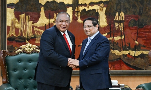 Thủ tướng Phạm Minh Chính tiếp Bộ trưởng Ngoại giao và Hợp tác Timor - Leste