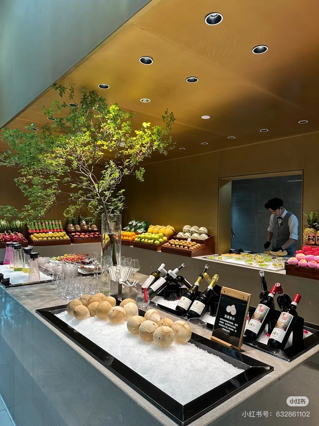 Khu vực ăn uống tại một nhà tắm hơi sang trọng tại Trung Quốc