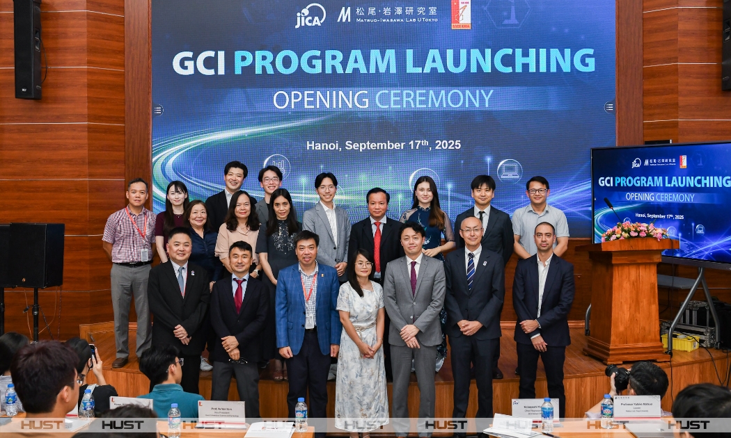 Khai giảng chương trình Trí tuệ người tiêu dùng toàn cầu (GCI). Nguồn ảnh: Đại học Bách khoa Hà Nội.