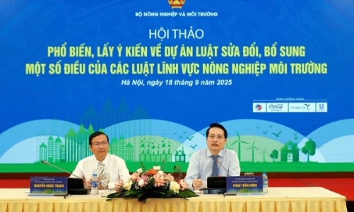 Tháo gỡ những “điểm nghẽn” trong 15 Luật thuộc ngành Nông nghiệp và Môi trường