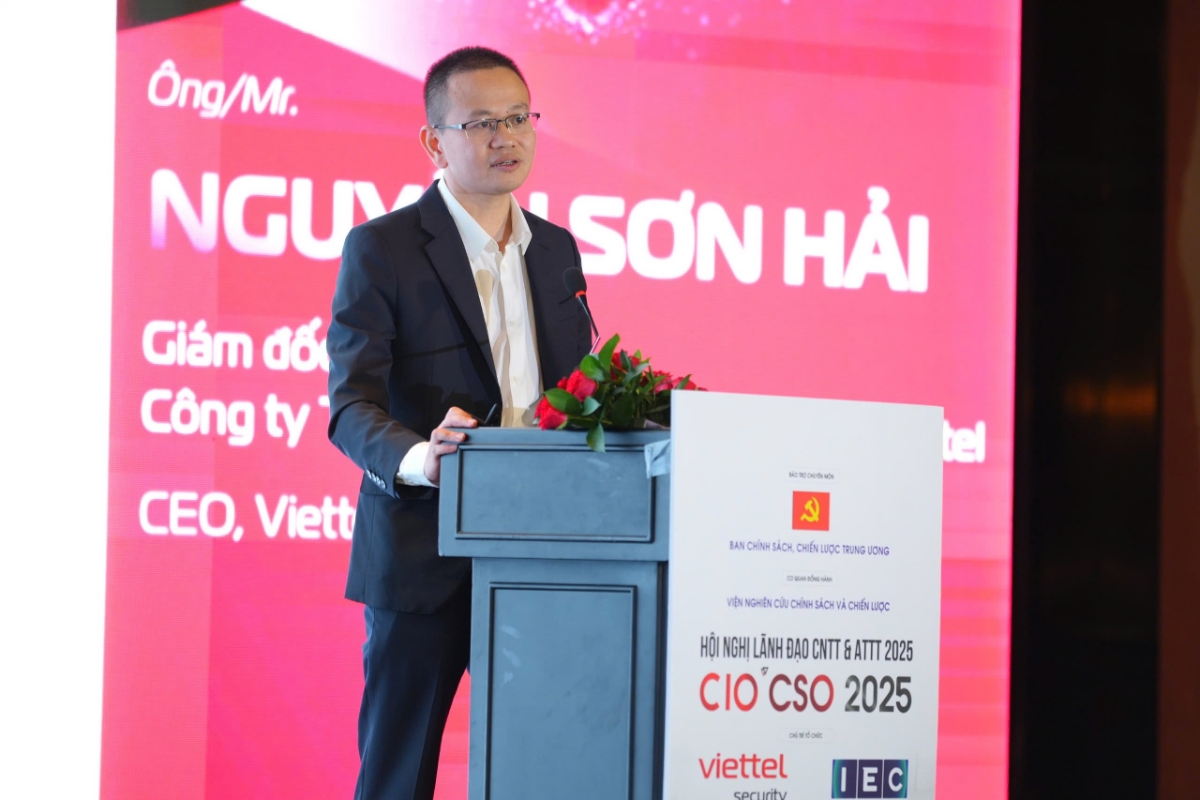 Ông Nguyễn Sơn Hải, Giám đốc Viettel Cyber Security. Ảnh: BTC