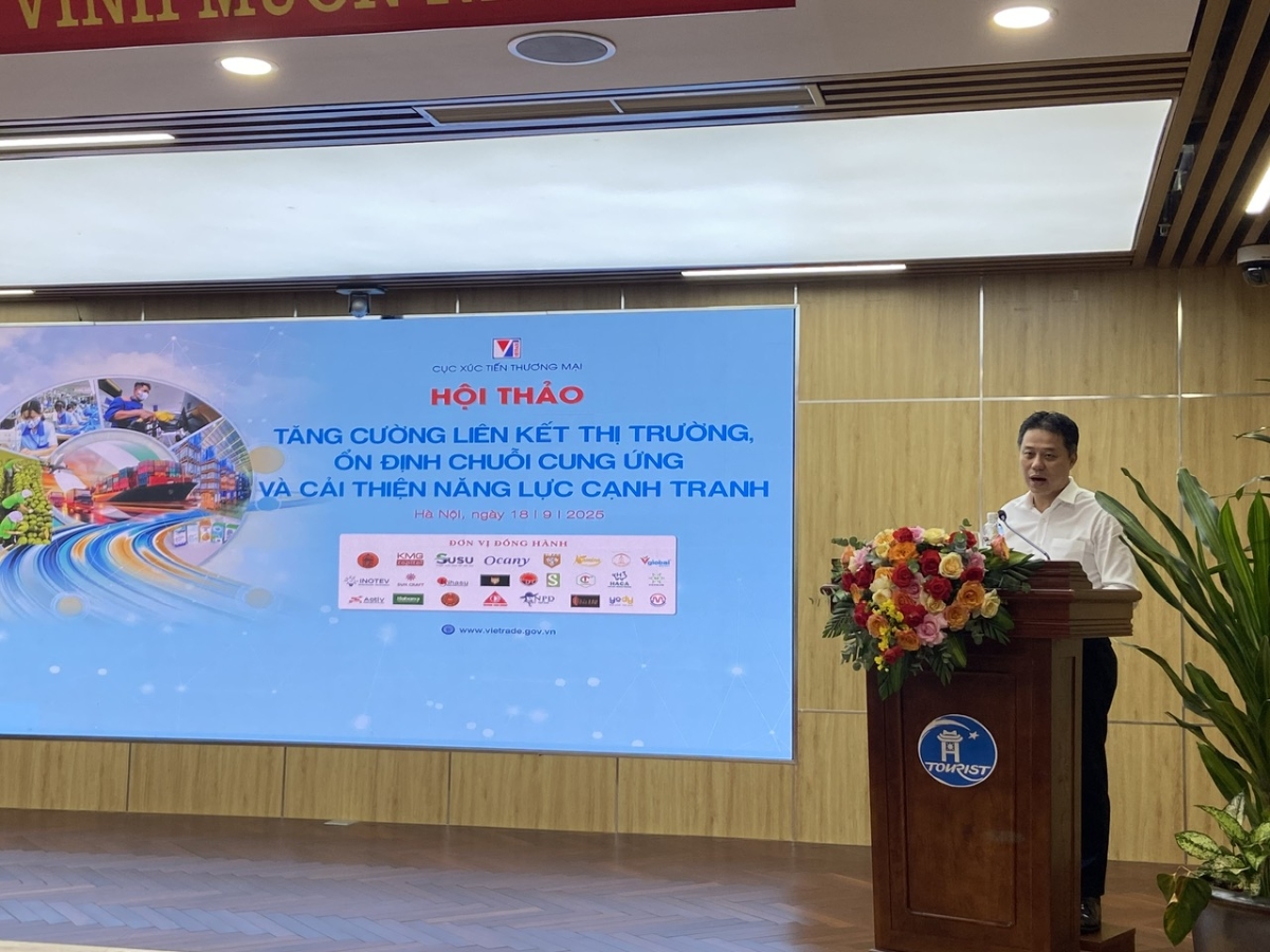 Ông Bùi Huy Hoàng, Phó Giám đốc Trung tâm Thương mại điện tử và Công nghệ số - Cục Thương mại điện tử và kinh tế số.