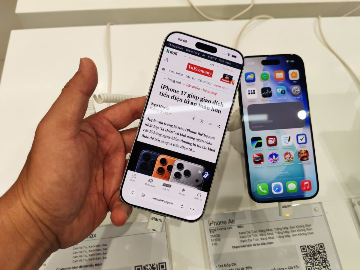 Năm nay, iPhone 17 và iPhone Air thực sự đã tạo nên cơn “sốt” trong cộng đồng yêu công nghệ.