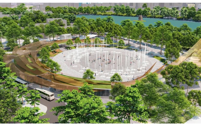 Hanoi to commence square-park project east of Hoan Kiem Lake before Oct 10
