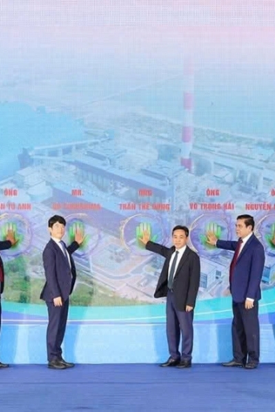 First turbine of Vung Ang II thermal power plant inaugurated