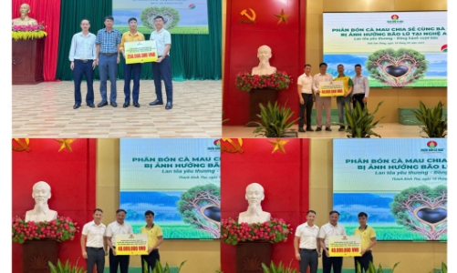 Lan tỏa yêu thương - PVCFC đồng hành cùng đồng bào Nghệ An sau thiên tai